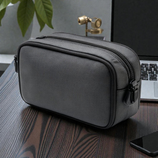 Tech-Grid Daily Organizer - Water-Resistant Tech Pouch